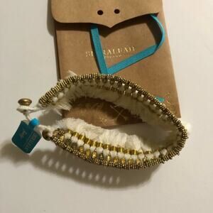 Shiraleah Chicago jewelry - Anthropologie - Atlanta Ankle bracelet in white NEW